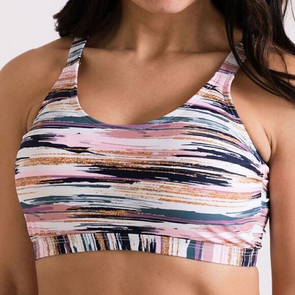 Red Rock Swim Co Other - Athletic Bikini Swimsuit Top Small Adjustable Stripes